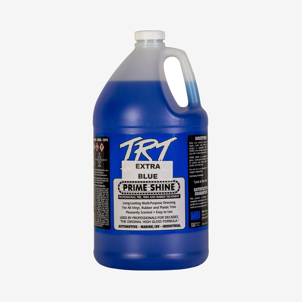 TRT Prime Shine Extra Blue | Tire & Trim Dressing - Mark Supply Inc