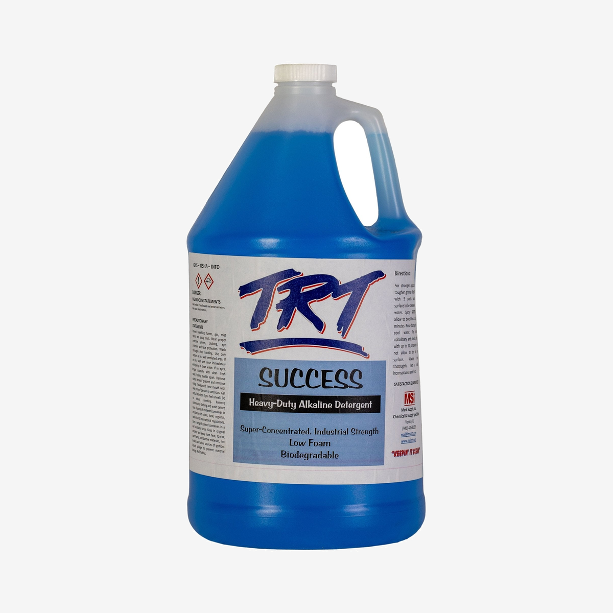 TRT Success | Heavy - Duty Alkaline Detergent | Industrial Strength Cleaner - Mark Supply Inc