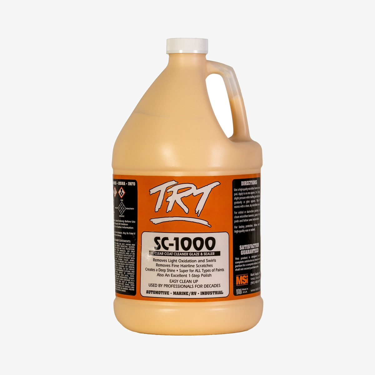 TRT SC - 1000 Clear Coat Cleaner Glaze & Sealer | One - Step Paint Enhancement - Mark Supply Inc