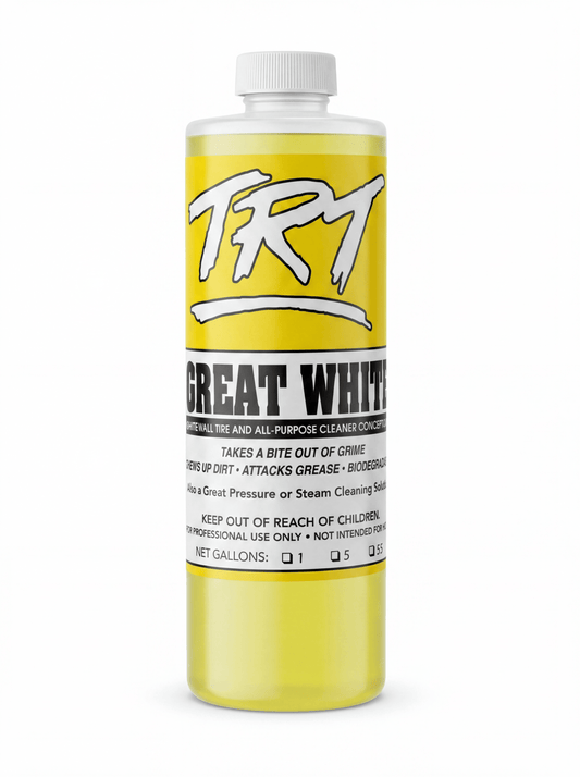 TRT GREAT WHITE | Whitewall Tire & All - Purpose Cleaner Concentrate - Mark Supply Inc