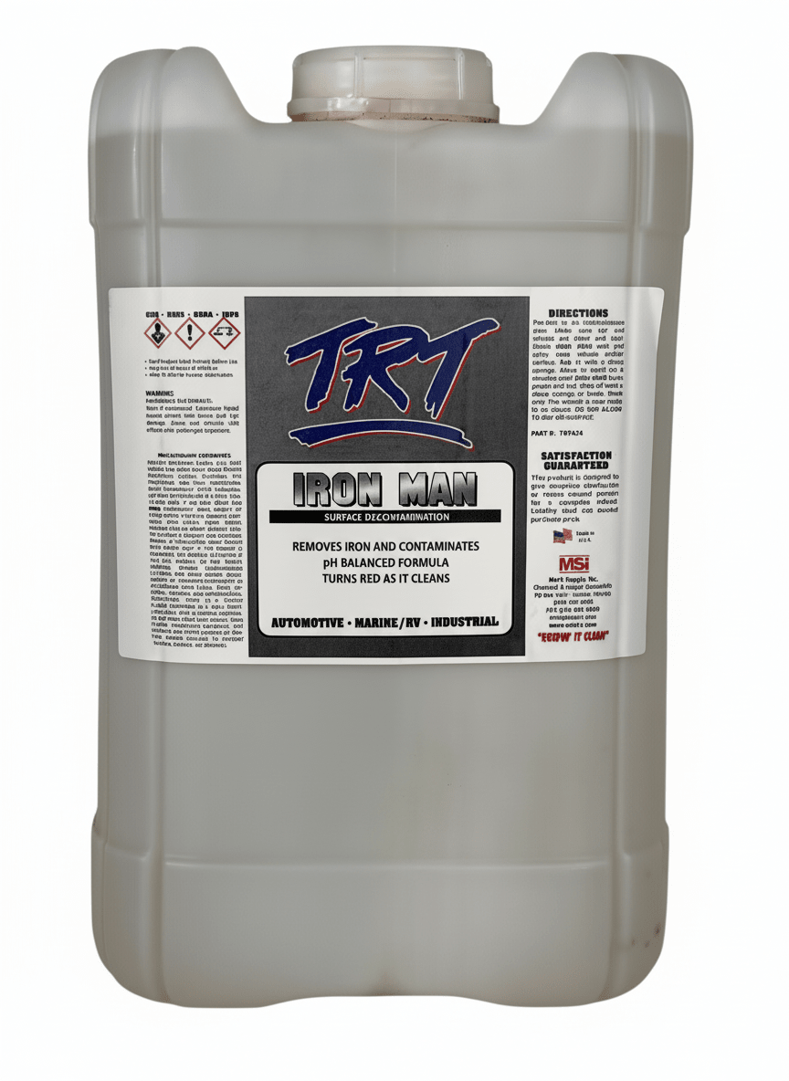 TRT Iron Man | pH Balanced Iron Remover | Color - Changing Decontaminator - Mark Supply Inc