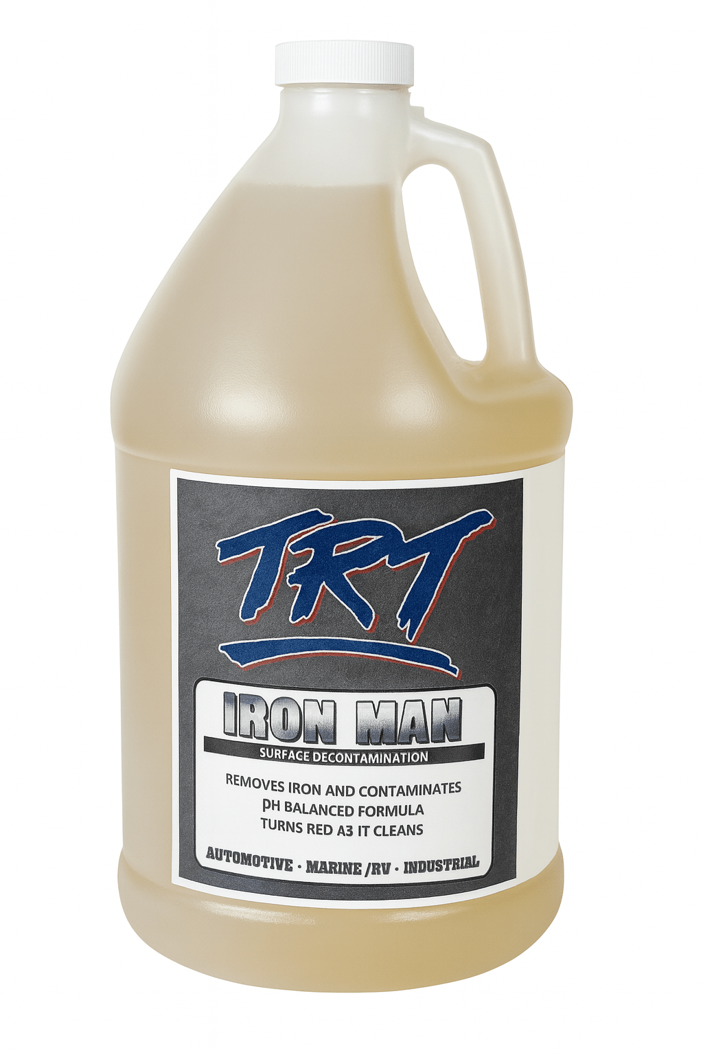 TRT Iron Man | pH Balanced Iron Remover | Color - Changing Decontaminator - Mark Supply Inc