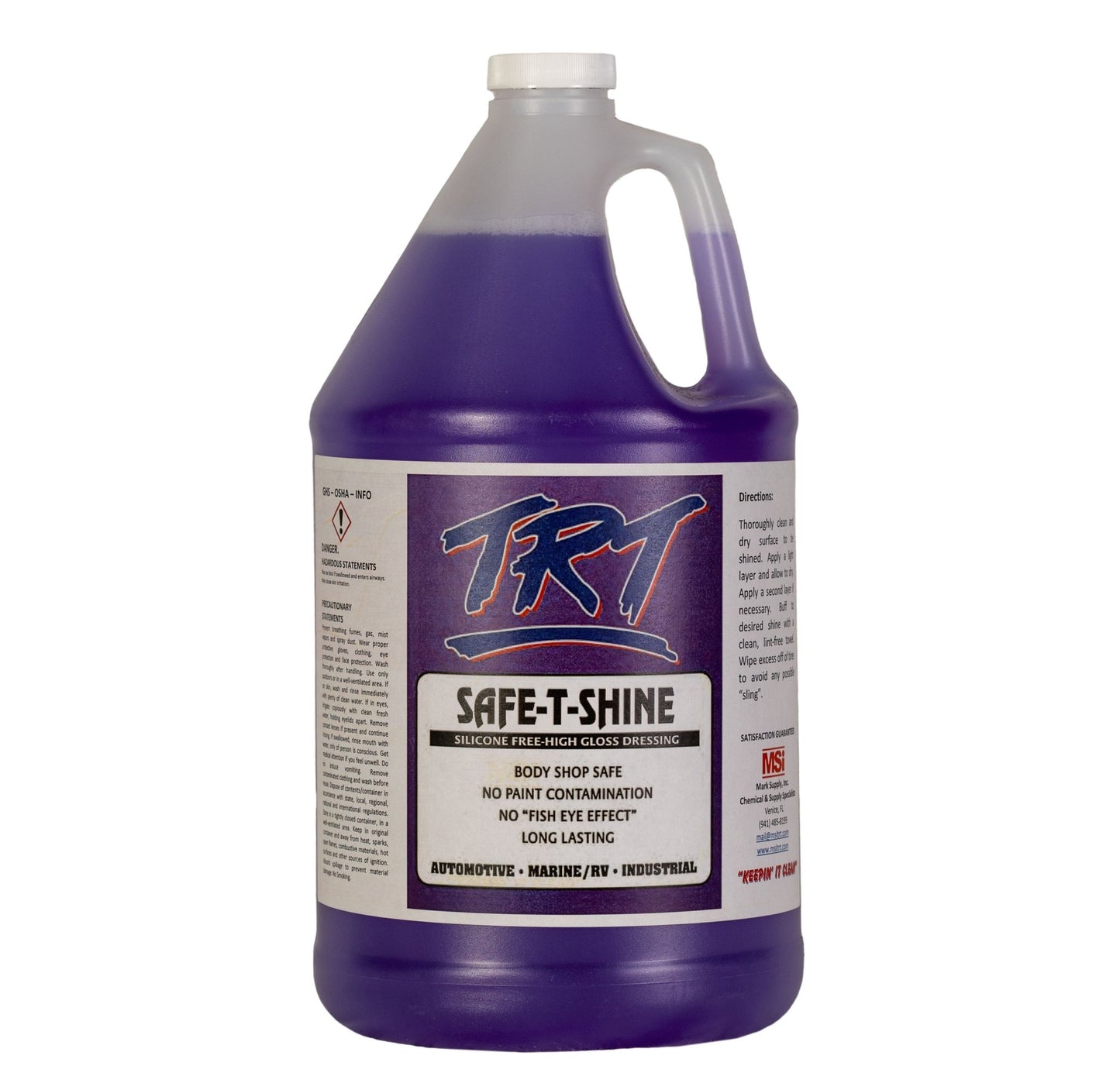 TRT Safe - T - Shine | Silicone - Free Tire & Trim Dressing - Mark Supply Inc