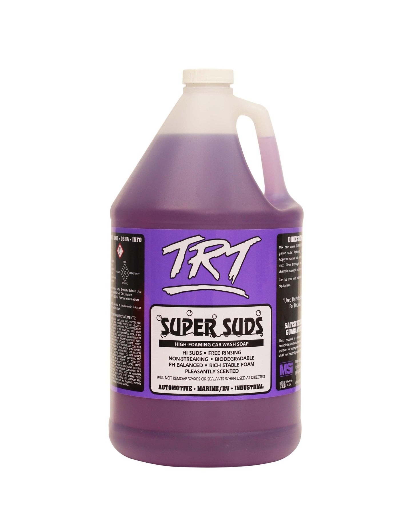 TRT SUPER SUDS | High - Foaming Car Wash Soap - Mark Supply Inc