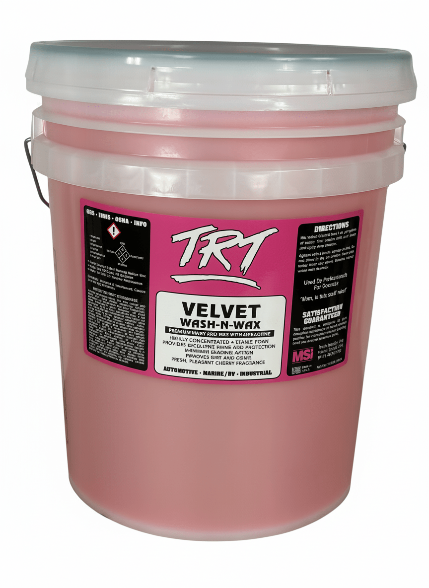 TRT Velvet Wash - N - Wax | Premium Wash & Wax with MegaShine - Mark Supply Inc