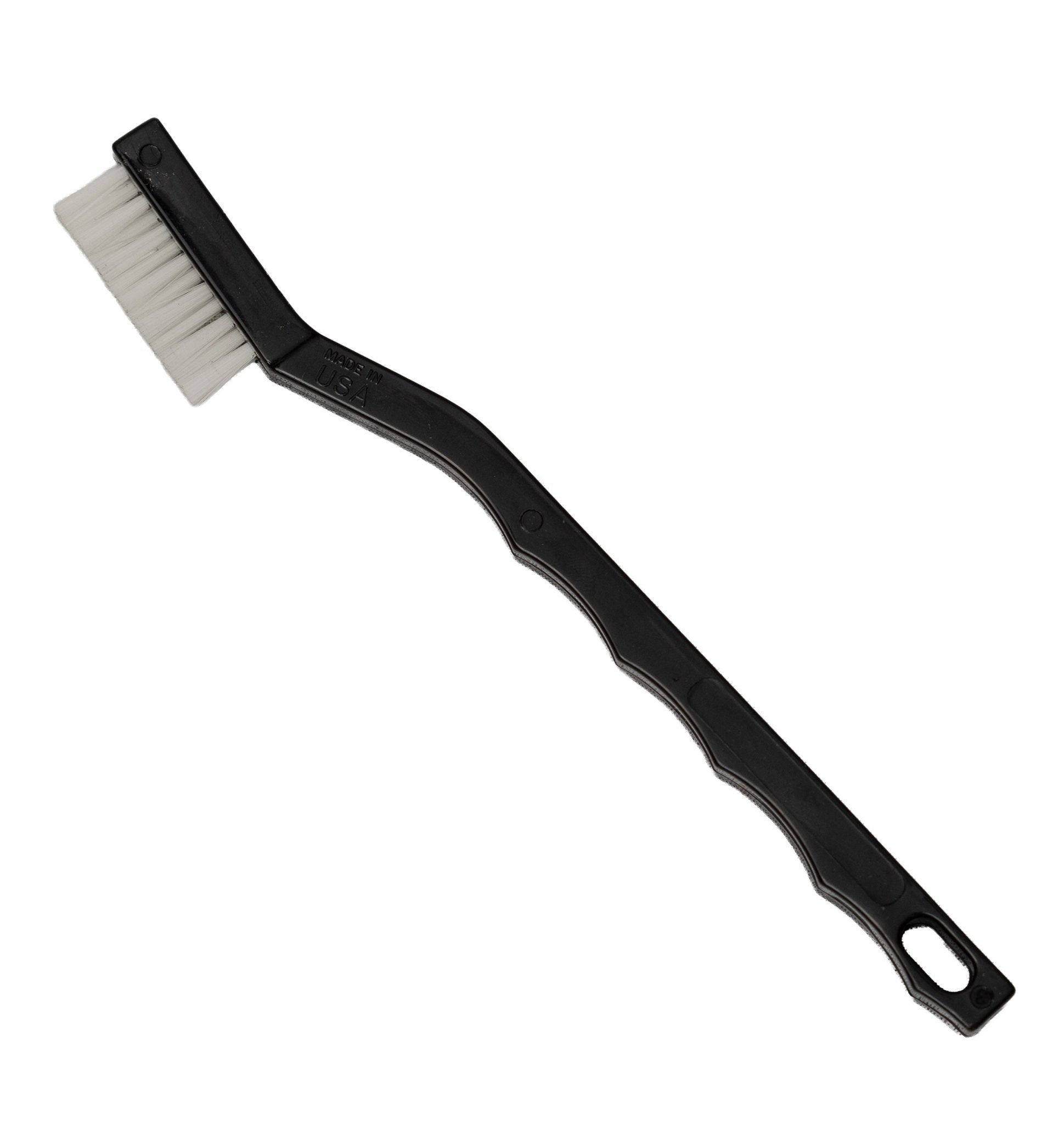 White HD Nylon Detailing Toothbrush | Precision Interior Cleaning Brush - Mark Supply Inc