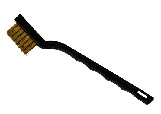 Brass Detail Brush | Toothbrush-Style Heavy-Duty Detailing Brush